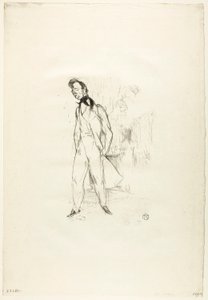 Adolphe or The Sad Young Man by Henri de Toulouse-Lautrec