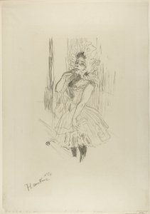 Anna Held, in Toutes ces Dames au Théâtre by Henri de Toulouse-Lautrec