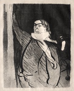 Aristide Bruant by Henri de Toulouse-Lautrec