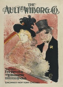 At the Concert by Henri de Toulouse-Lautrec