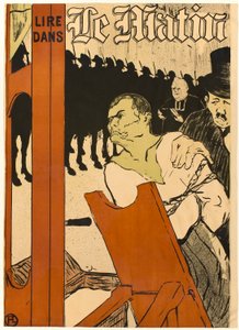 At the Foot of the Scaffold by Henri de Toulouse-Lautrec