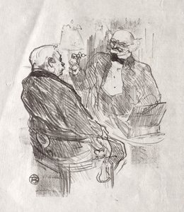 At the Foot of Sinai: Georges Clemenceau and the Oculist Mayer by Henri de Toulouse-Lautrec