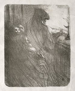 At the Foot of Sinai: The Prayer of the Polish Jews by Henri de Toulouse-Lautrec