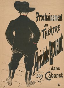 Bruant at the Mirliton by Henri de Toulouse-Lautrec