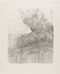 Cléo de Mérode, from Treize Lithographies by Henri de Toulouse-Lautrec
