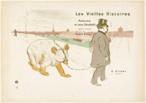 Cover and Frontispiece to Les Vieilles Histoires (Old Stories) by Henri de Toulouse Lautrec