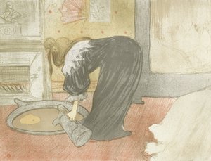 Elles: Woman at the Tub by Henri de Toulouse-Lautrec