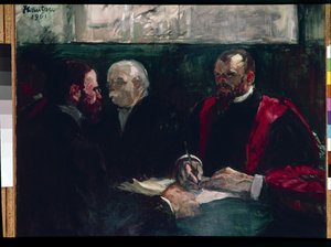 Examination at the Faculty of Medicine, Paris