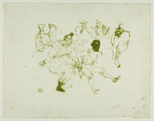 Footit and Chocolat by Henri de Toulouse-Lautrec