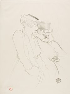 In Their Forties by Henri de Toulouse-Lautrec