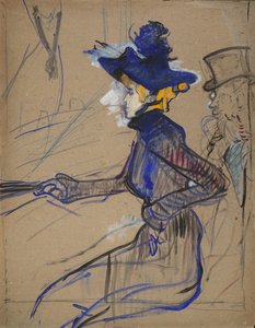 Jane Avril at the Divan Japonais