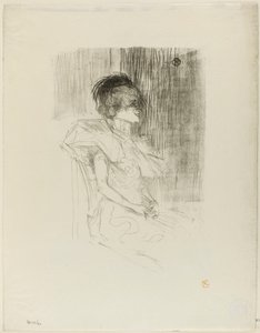 Lender Seated by Henri de Toulouse-Lautrec