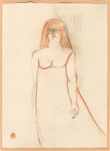 Mademoiselle Cocyte by Henri de Toulouse-Lautrec
