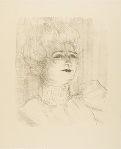 Marie-Louise Marsy, from Thirteen Lithographs by Henri de Toulouse-Lautrec