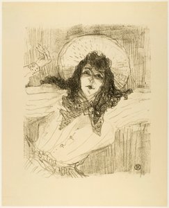 May Belfort, from Treize Lithographies by Henri de Toulouse-Lautrec
