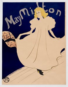 May Milton by Henri de Toulouse-Lautrec