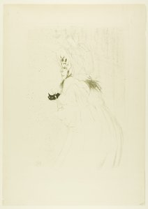 Miss May Belfort Taking a Bow by Henri de Toulouse-Lautrec