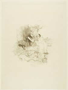 Picnic by Henri de Toulouse-Lautrec