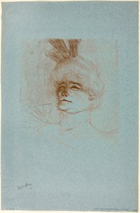 Portrait of Mademoiselle Marcelle Lender, Three-Quarter View by Henri de Toulouse-Lautrec