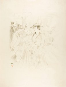 Promenade by Henri de Toulouse-Lautrec