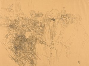 Ribot Deposition by Henri de Toulouse-Lautrec