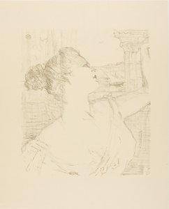 Sybil Sanderson, from Treize Lithographies by Henri de Toulouse-Lautrec
