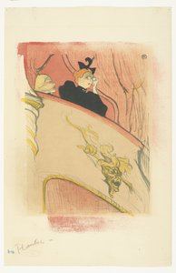 The Box with the Gilded Mask by Henri de Toulouse Lautrec