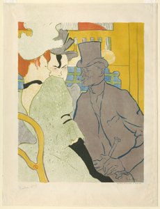 The Englishman at the Moulin Rouge by Henri de Toulouse-Lautrec