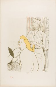 The Hairdresser, Program for the Théâtre Libre by Henri de Toulouse-Lautrec