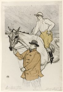 The Jockey Going to the Post