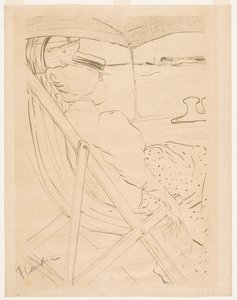 The Passenger of 54 by Henri de Toulouse-Lautrec