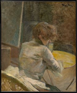 Waiting by Henri de Toulouse-Lautrec