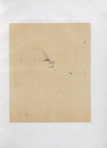 Yvette Guilbert-English Series: Pessima by Henri de Toulouse-Lautrec