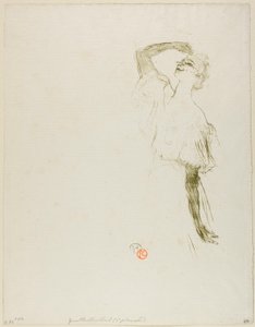 Yvette Guilbert by Henri de Toulouse-Lautrec