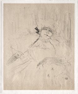 Yvette Guilbert: Ancient Song by Henri de Toulouse-Lautrec