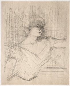 Yvette Guilbert: In the Glue by Henri de Toulouse-Lautrec