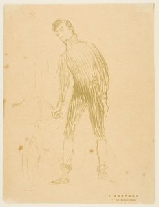 Zimmerman and His Machine by Henri de Toulouse-Lautrec