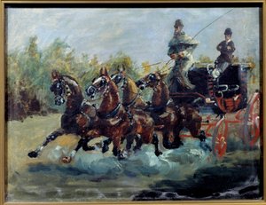 Alphonse from Toulouse Lautrec Driving His Mail Coach