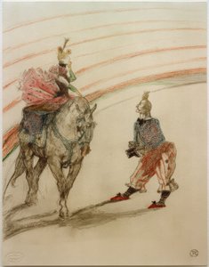 Panel Rider (She is Nice, the Young Lady) by Henri de Toulouse Lautrec