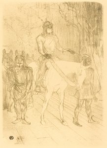 Entrance of Brasseur in Chilperic, 1895 by Henri de Toulouse Lautrec