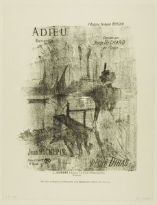 Farewell, from Mélodies de Désiré Dihau by Henri de Toulouse Lautrec