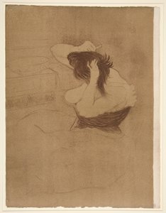 Woman Combing Her Hair, from the series Elles