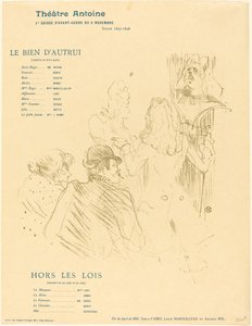 Homage to Moliere by Henri de Toulouse Lautrec