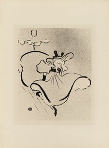 Jane Avril, from The Café-Concert by Henri de Toulouse Lautrec