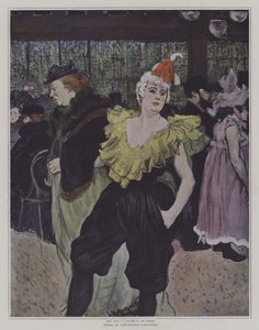 The Clowness Cha-U-Kao at the Moulin Rouge by Henri de Toulouse Lautrec