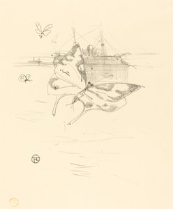 Les papillons by Henri de Toulouse Lautrec