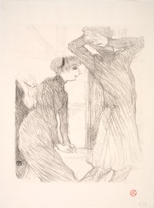 Lugné Poë and Berthe Bady in Above Human Forces