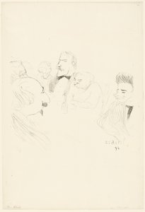 Menu Card for Adrien Hébrard
