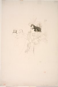 Miss May Belfort at the Irish American Bar, Rue Royale