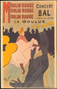 Moulin Rouge, La Goulue by Henri de Toulouse Lautrec